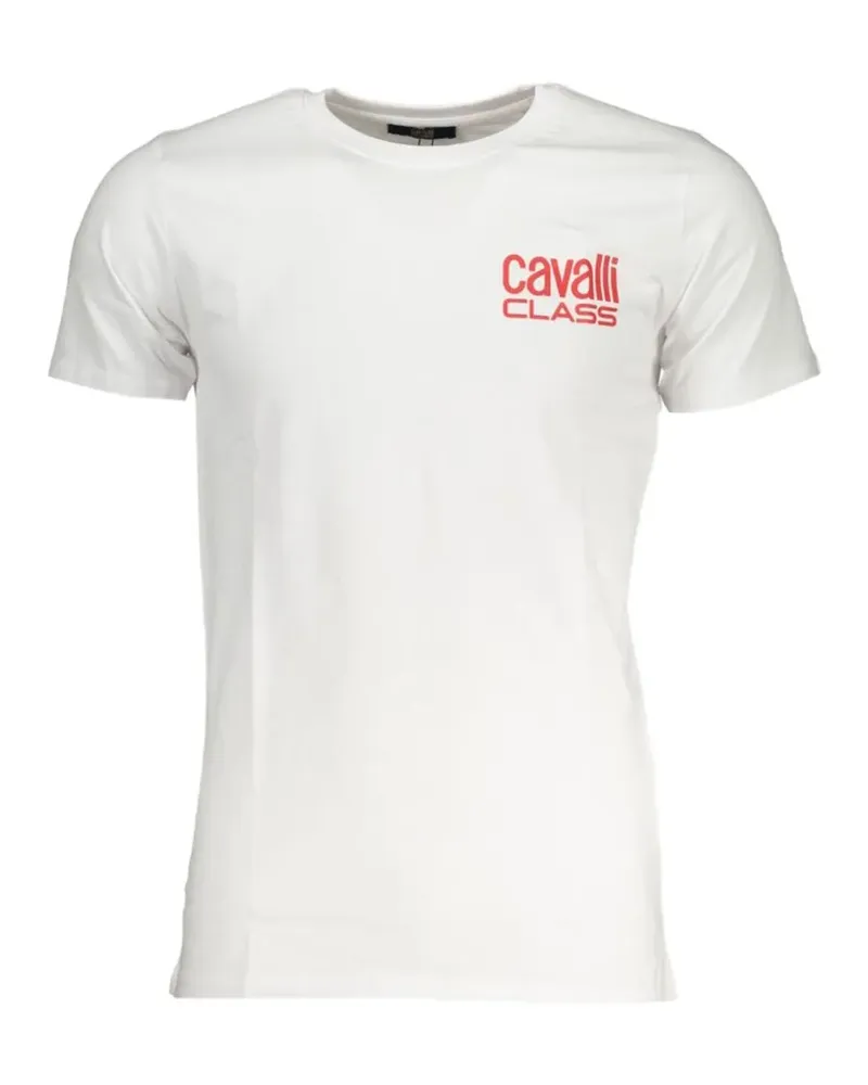 Roberto Cavalli logo-print T-shirt - Weiß Weiß