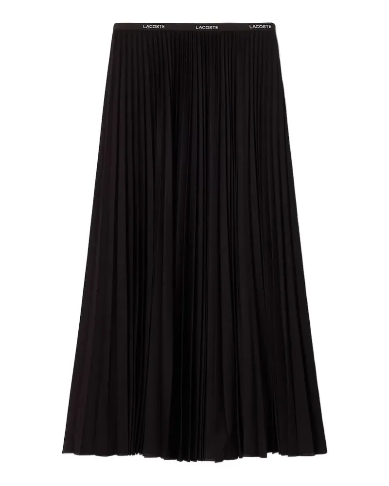 Lacoste pleated maxi skirt - Schwarz Schwarz