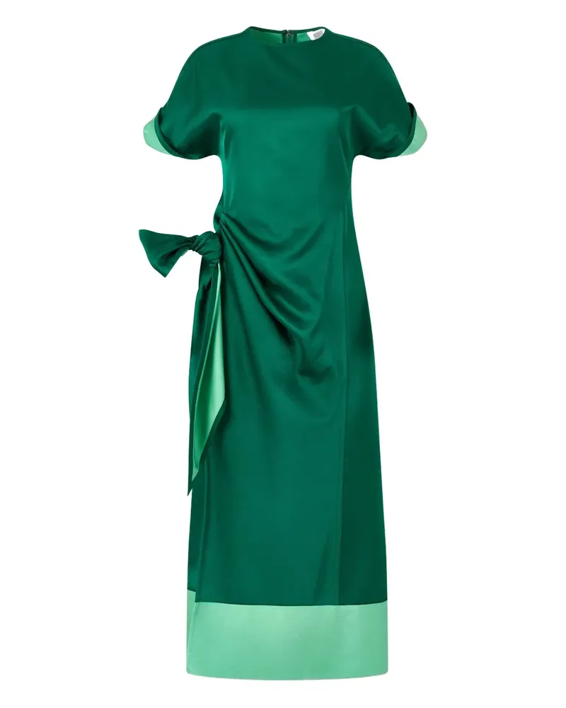 Rosie Assoulin Sash & Slit Midikleid - Grün Grün