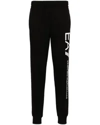 EA7 Jogginghose mit Logo-Print Schwarz