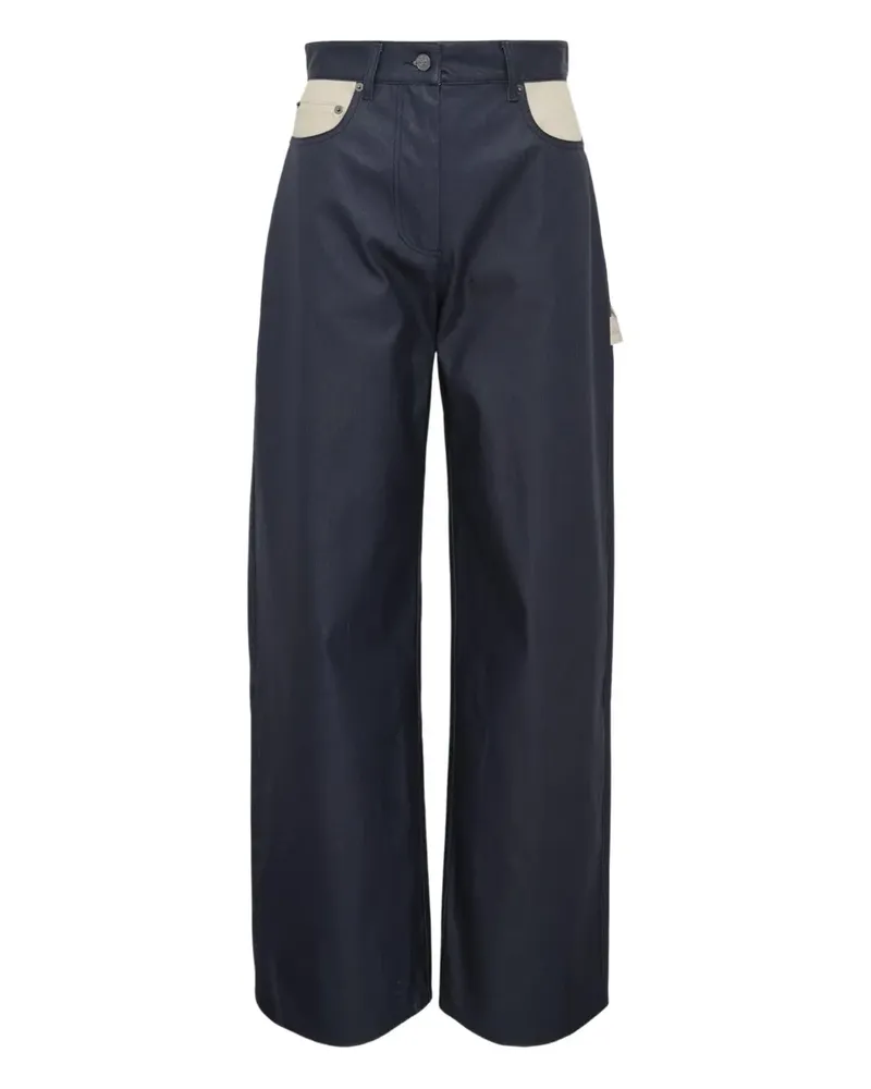Lee Mathews Henry panelled trousers - Blau Blau