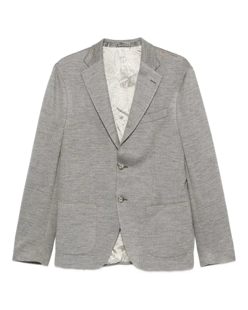 Etro Sakko mit aufgesetzten Taschen - Grau Grau