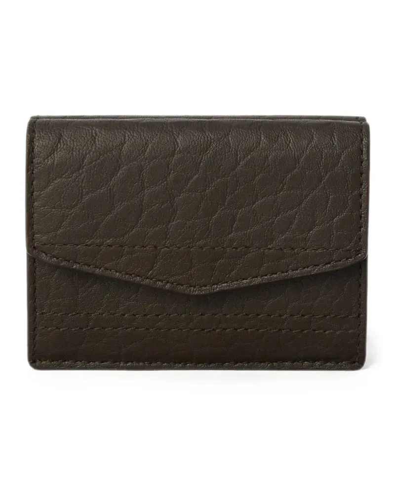 Christophe Lemaire Gear Portemonnaie aus Bubble-Lammleder - Braun Braun