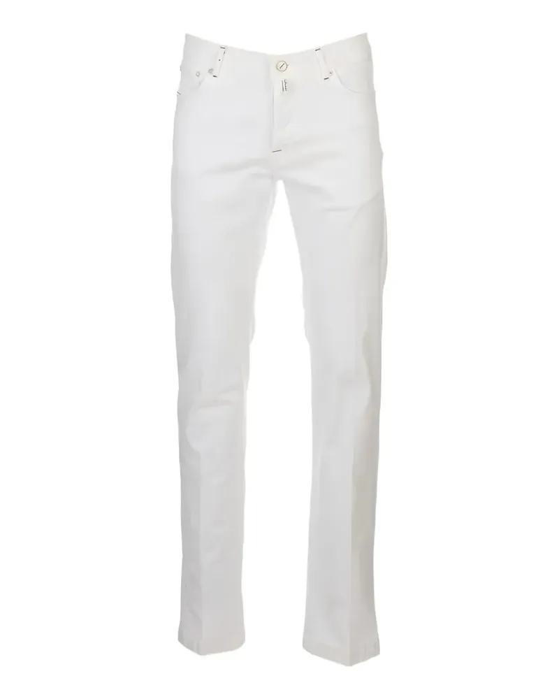 Kiton five-pocket jeans - Weiß Weiß