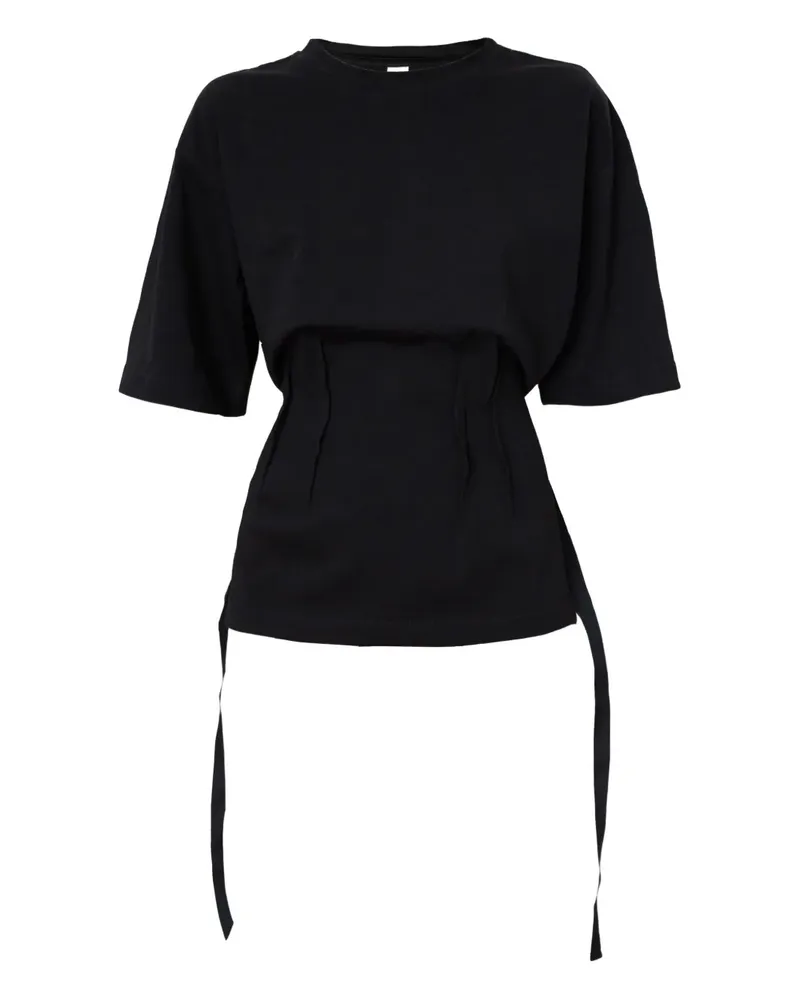 RXQUETTE T-Shirt mit rundem Ausschnitt - Schwarz Schwarz