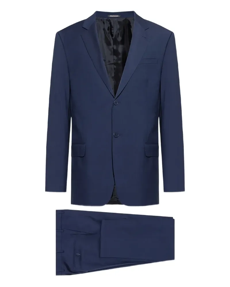 Emporio Armani Anzug aus Wolle - Blau Blau