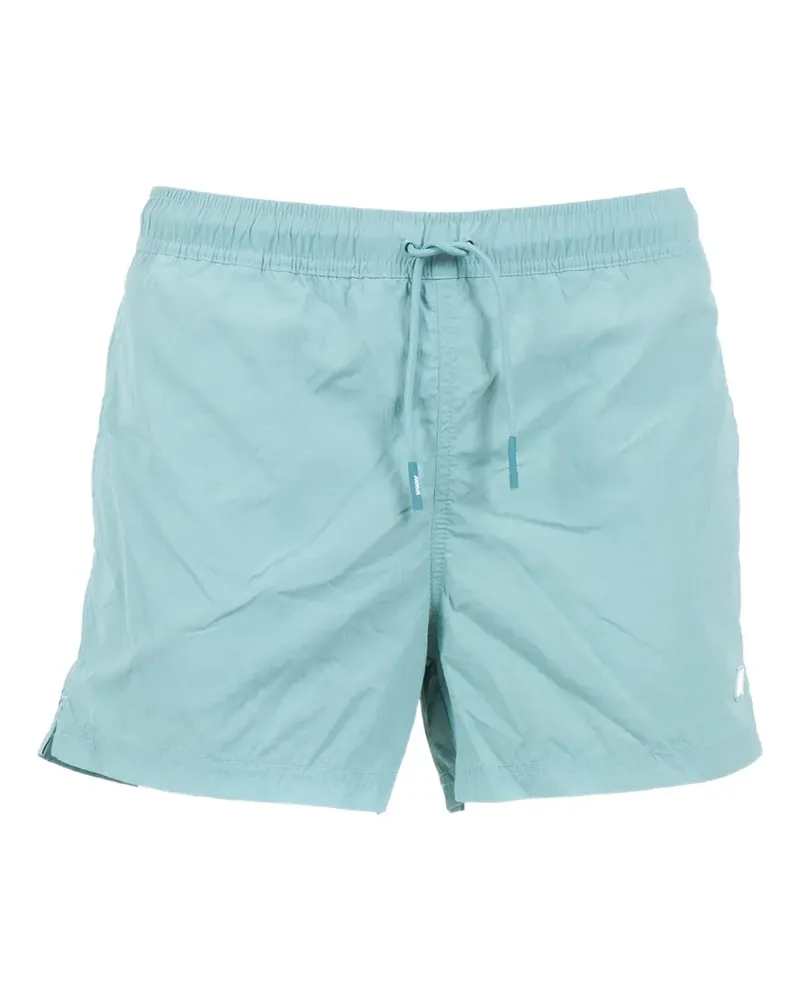 K-Way logo swim shorts - Blau Blau