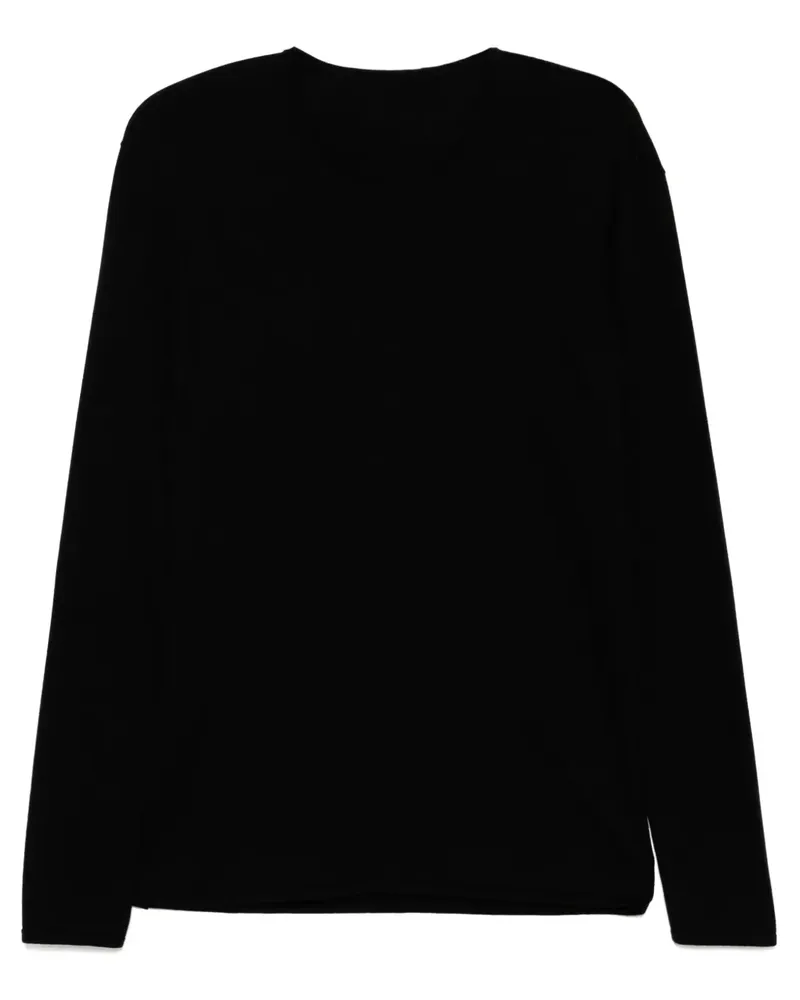 Label Under Construction Pullover mit Rundhalsausschnitt - Schwarz Schwarz