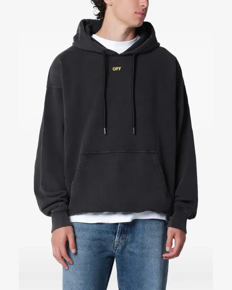 OFF-WHITE Fallen Caravaggio Skate hoodie - Schwarz Schwarz