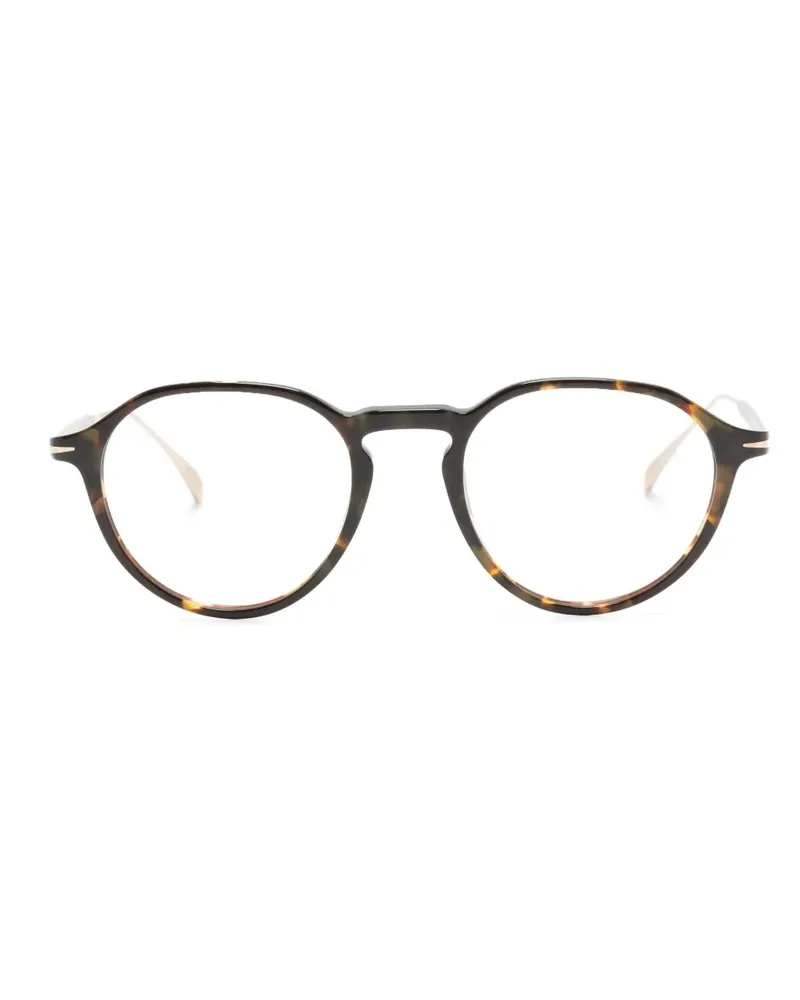 EYEWEAR by DAVID BECKHAM DB 1106 Brille mit rundem Gestell - Braun Braun
