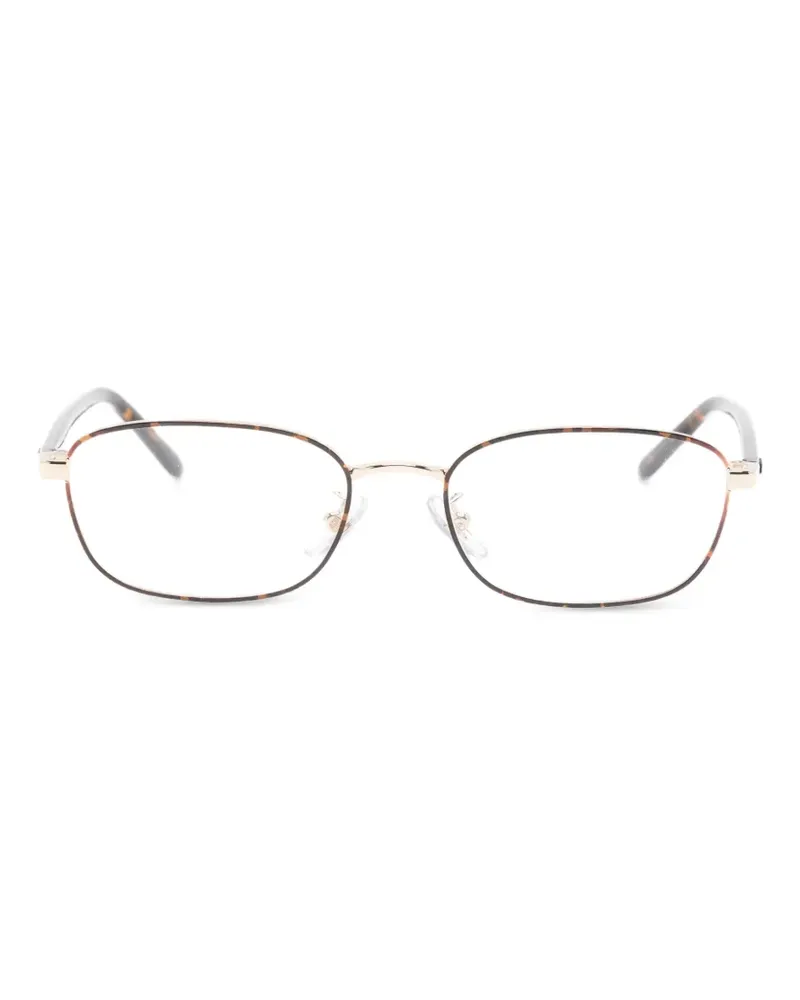 Ray Ban Eckige Brille in Schildpattoptik - Gold Gold