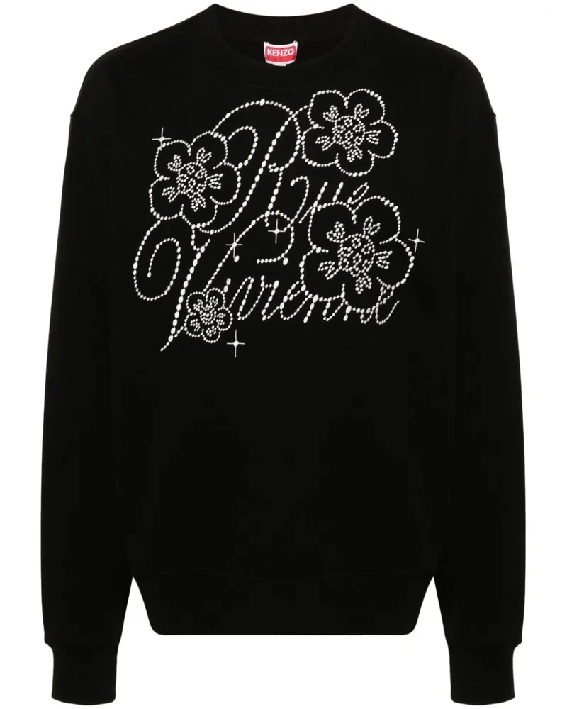 Kenzo Sweatshirt mit Constellation-Stickerei - Schwarz Schwarz