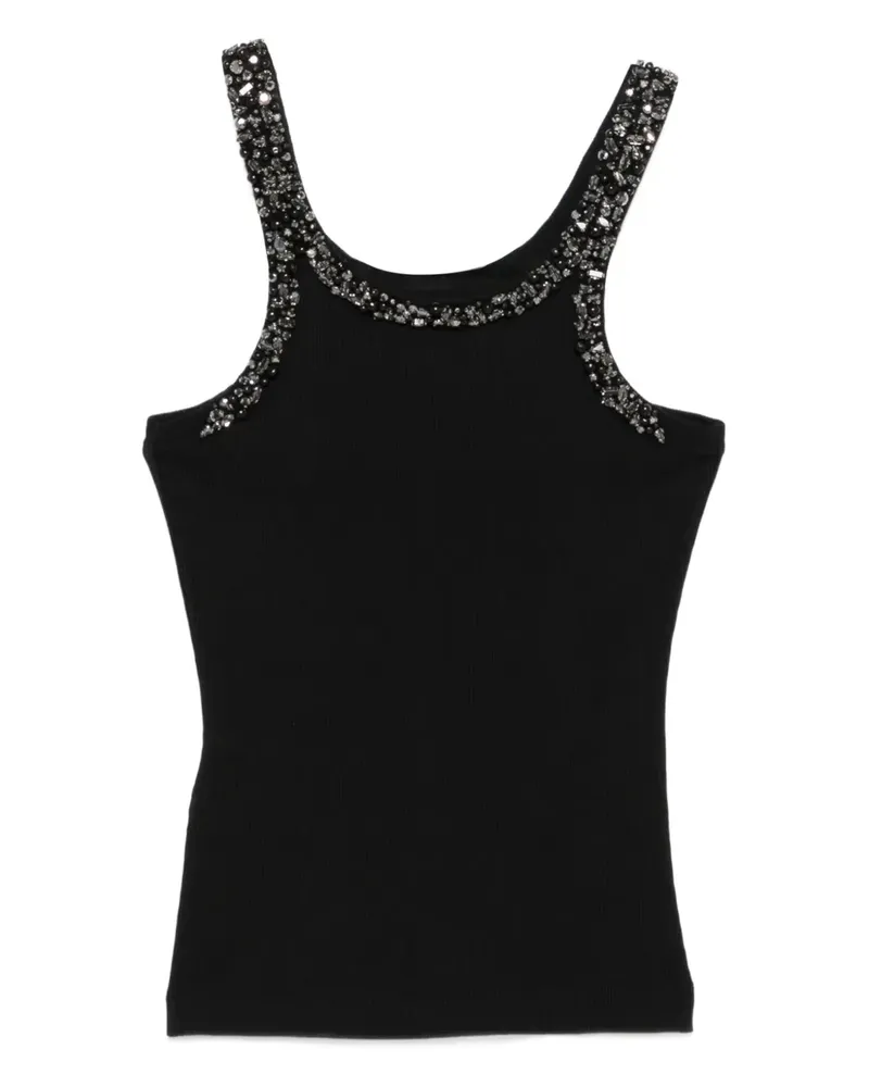 Pinko embellished top - Schwarz Schwarz
