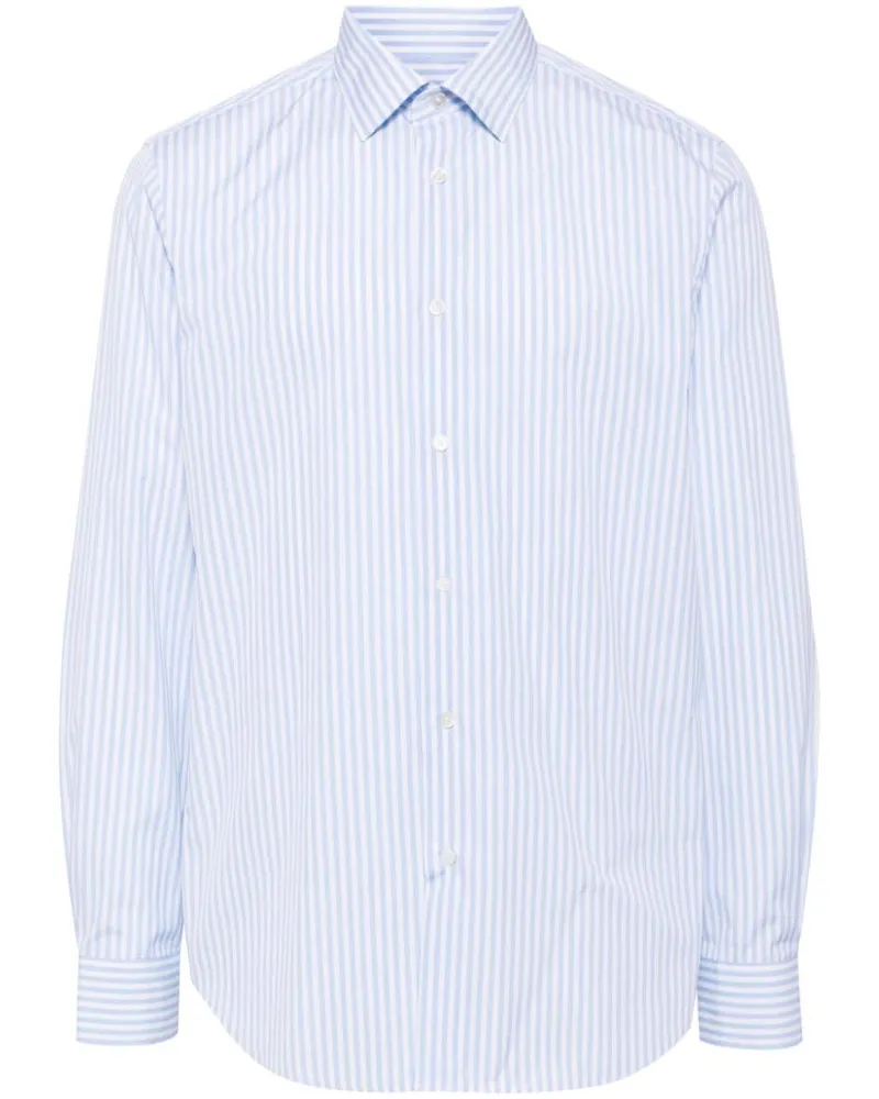 Paul Smith Gestreiftes Hemd - Blau Blau