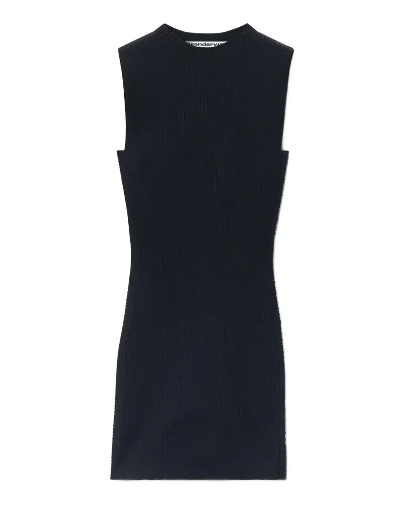 Alexander Wang rib-knit mini dress - Schwarz Schwarz
