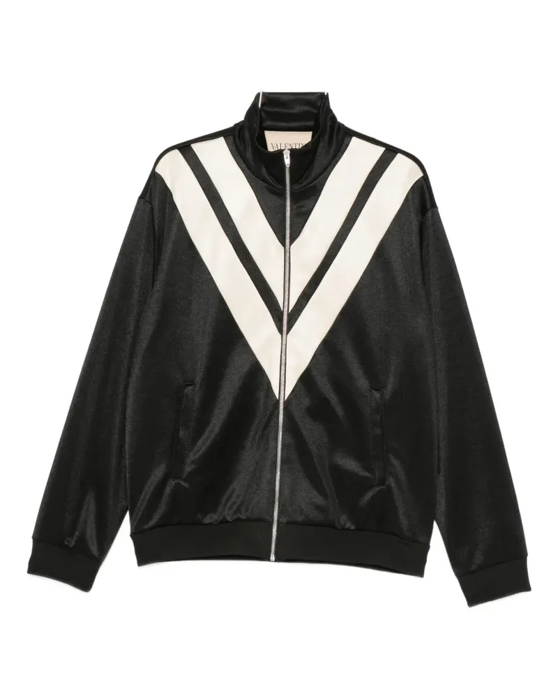Valentino Garavani V-embellishment bomber jacket - Schwarz Schwarz