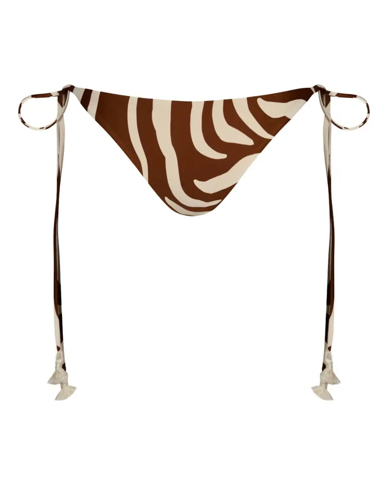 Johanna Ortiz Sagrado Bikinihöschen mit Print - Nude Nude
