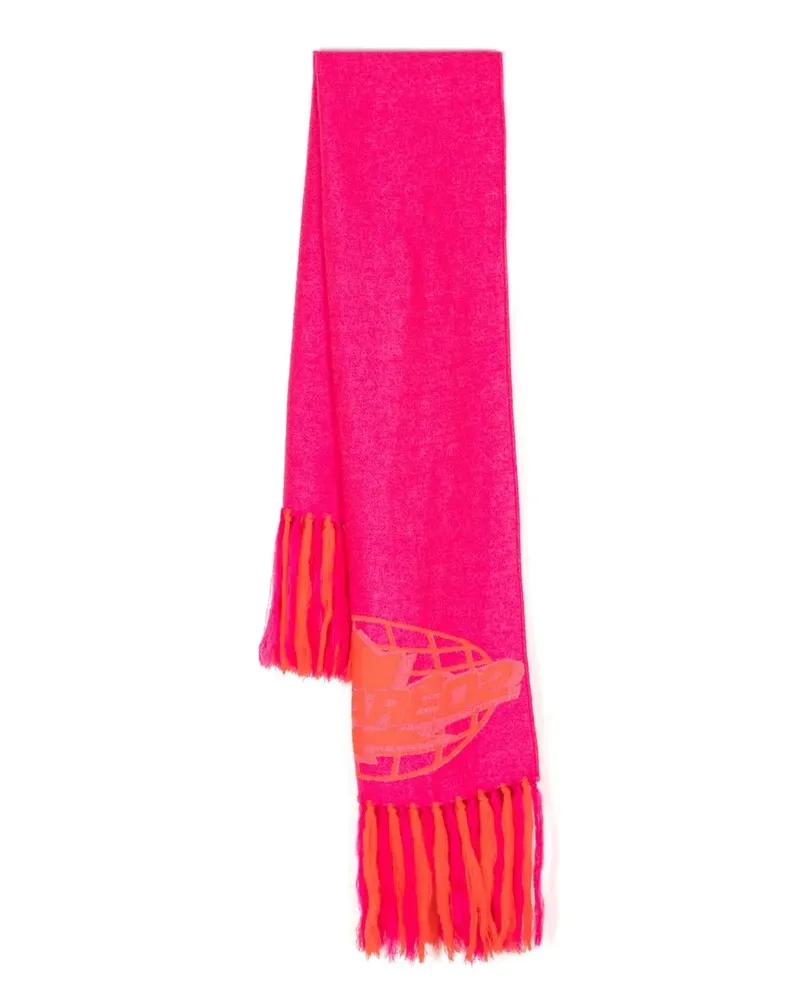 Dsquared2 Schal mit Logo-Print - Rosa Rosa