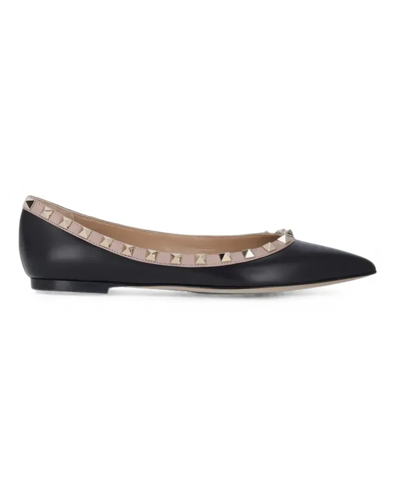 Valentino Garavani Rockstud Ballerinas - Schwarz Schwarz