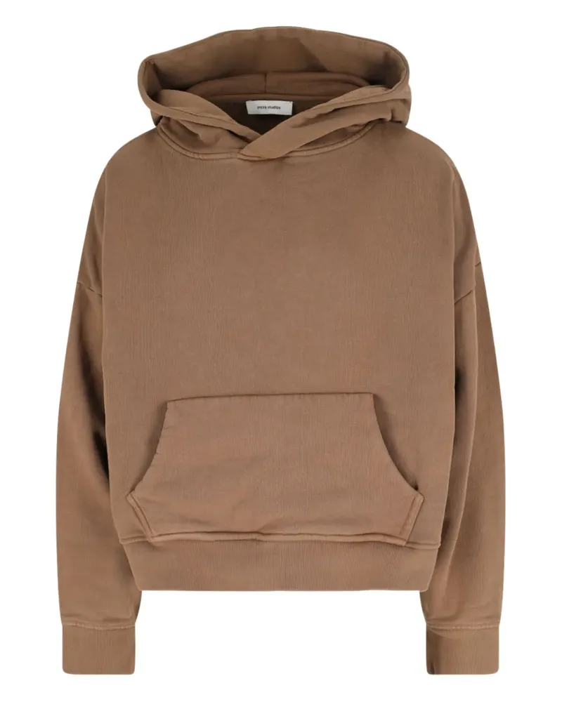 Entire Studios Hoodie mit Kängurutasche - Braun Braun