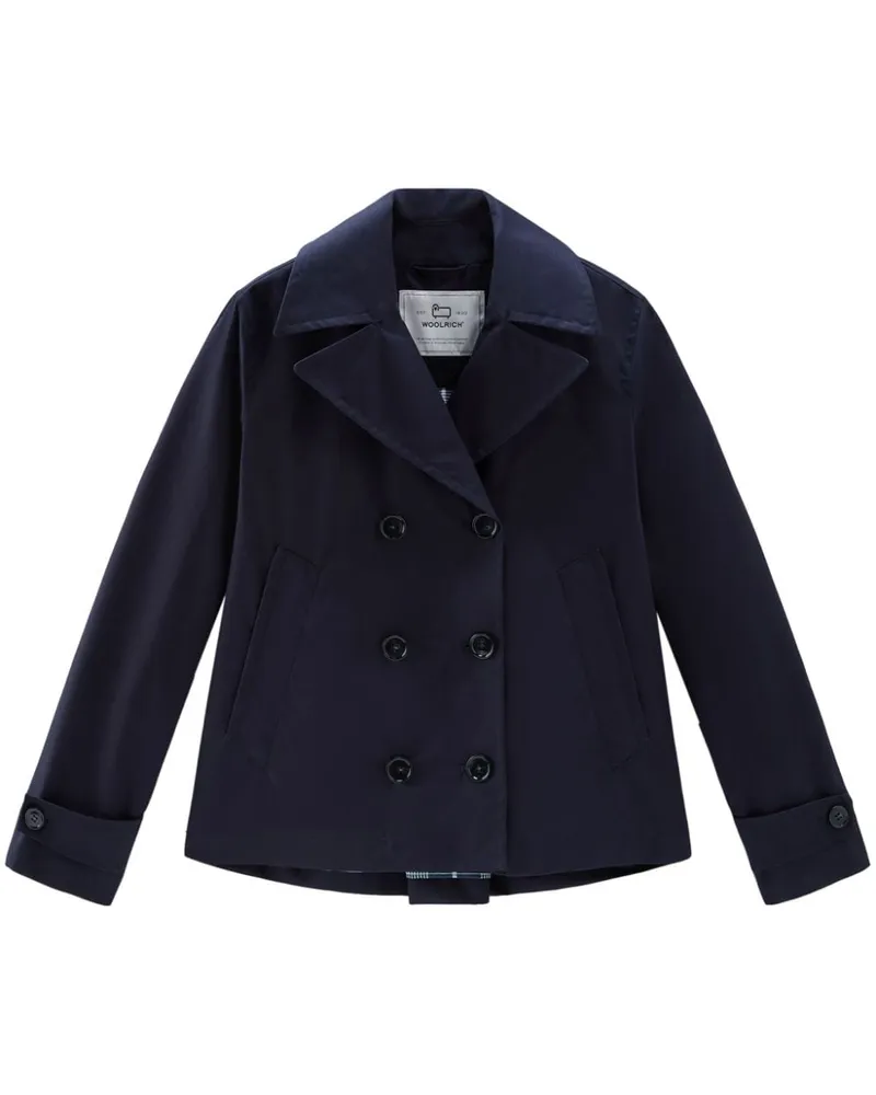 Woolrich Doppelreihige Havice Jacke - Blau Blau