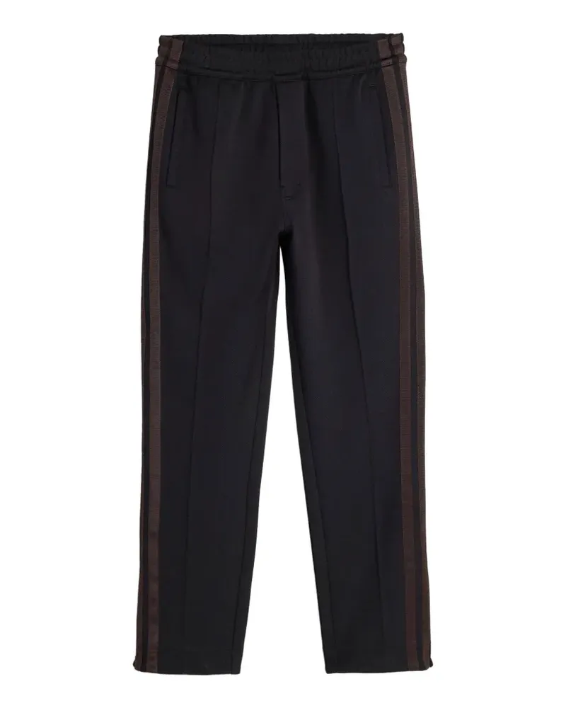 Y-3 x Wales Bonner side-stripe track pants - Schwarz Schwarz