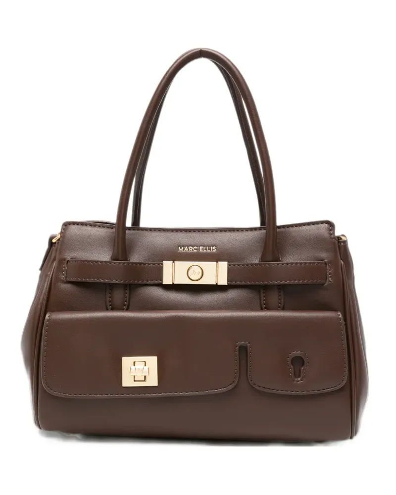 MARC ELLIS Myna Soft buckle-detail tote bag - Braun Braun