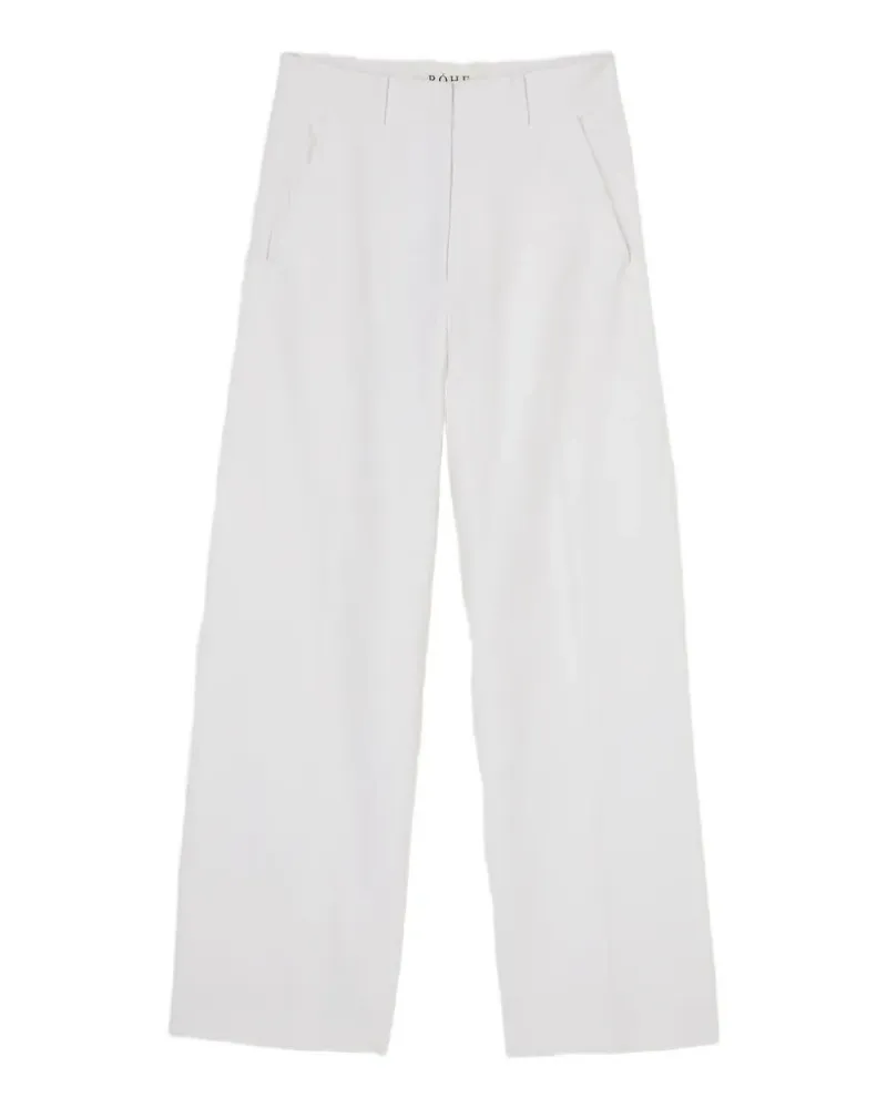Róhe Baggy-Hose mit lockerem Schnitt - Weiß Weiß