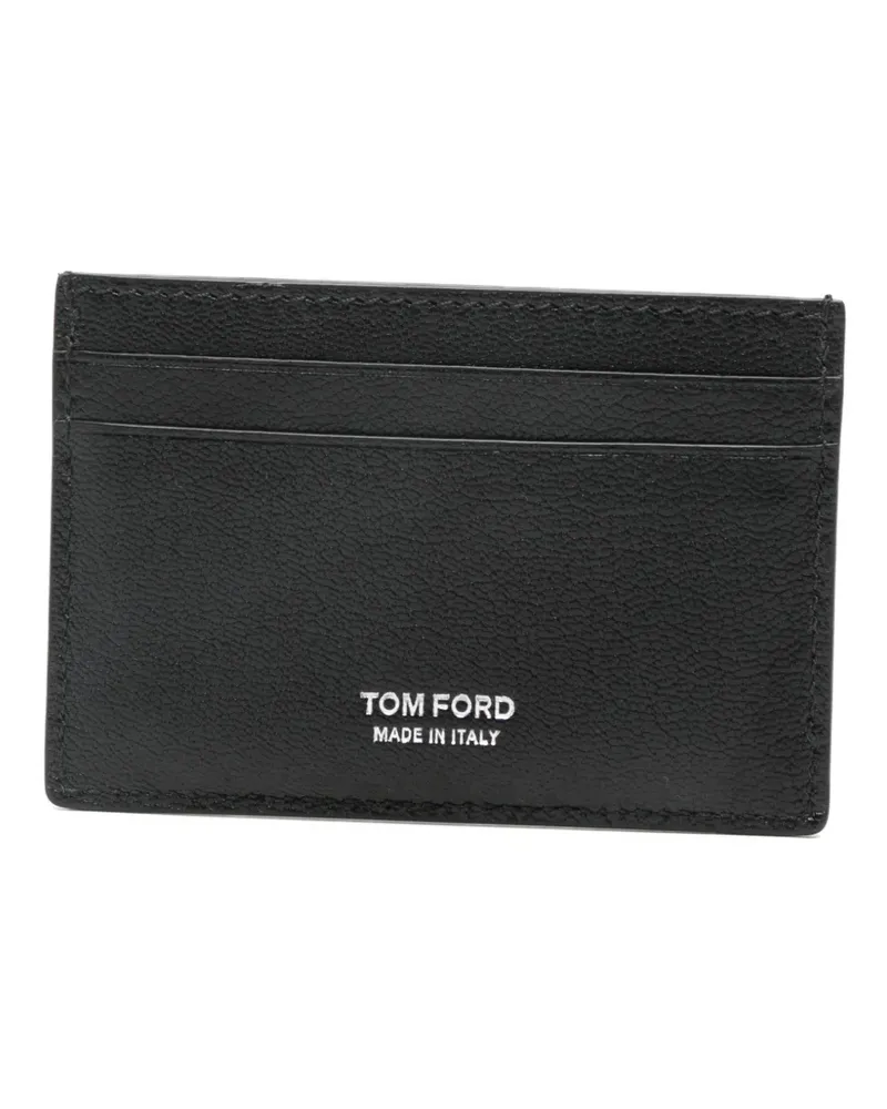 Tom Ford Kartenetui mit Logo - Schwarz Schwarz
