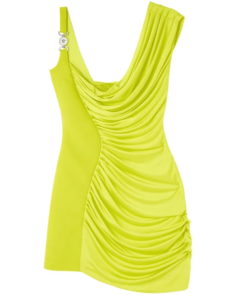 Versace Drapiertes Medusa '95 Minikleid - Gelb Gelb