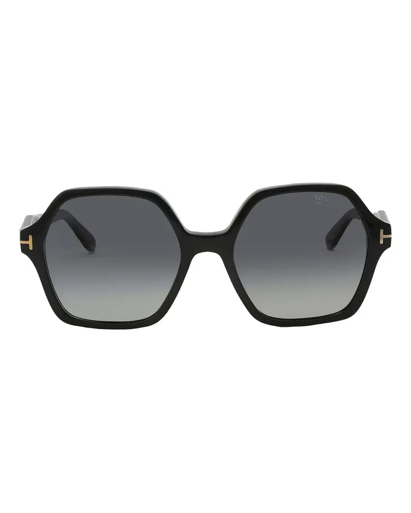 Tom Ford geometric-frame sunglasses - Schwarz Schwarz