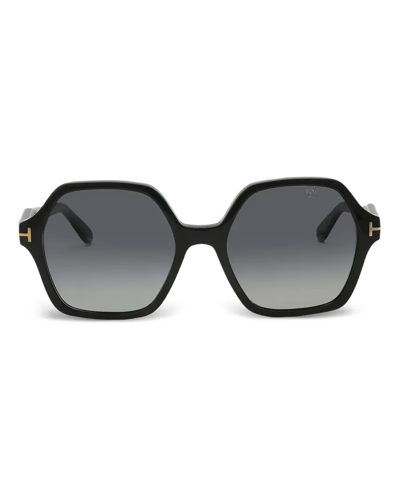 Tom Ford geometric-frame sunglasses - Schwarz Schwarz