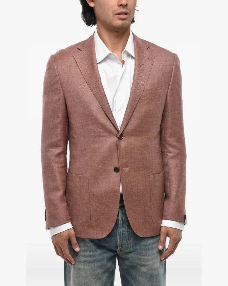 Corneliani Gate patch-pocket blazer - Rosa Rosa