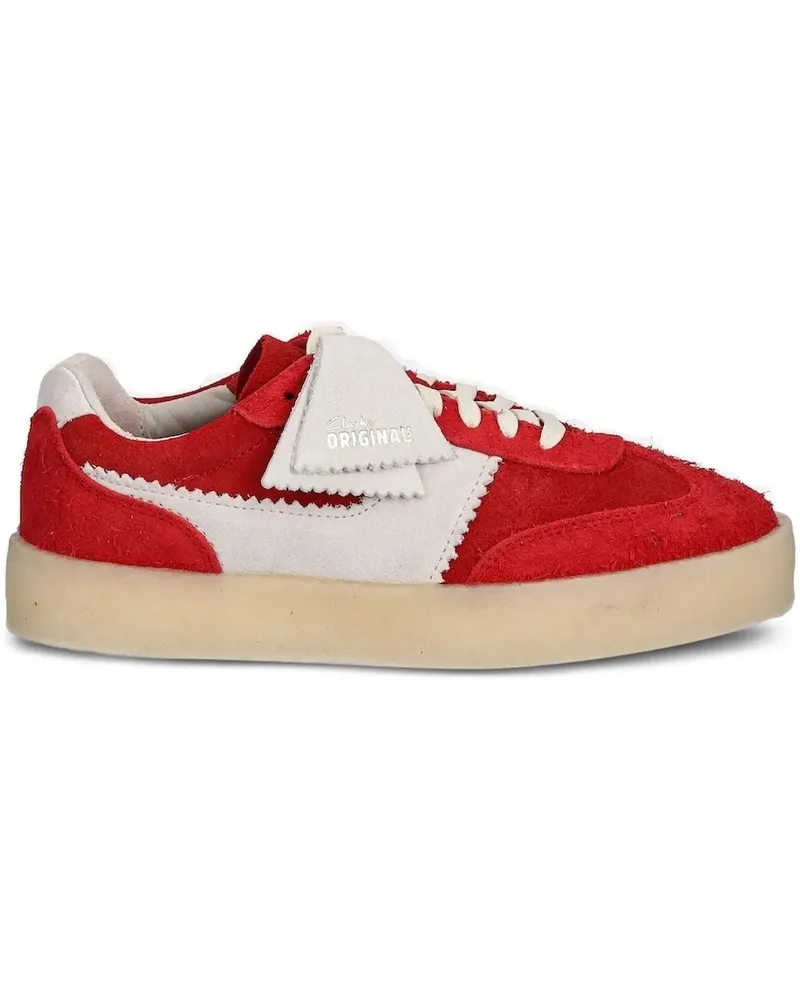 Clarks Tor 80 Sneakers mit Wildledereinsätzen - Rot Rot