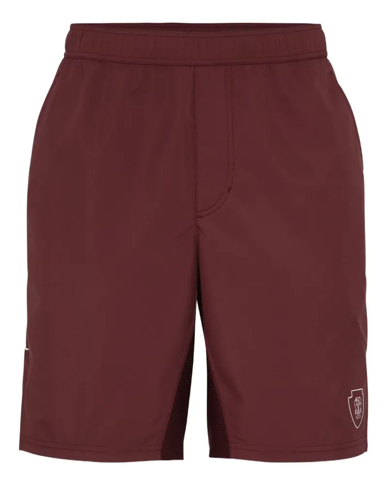 Brunello Cucinelli Shorts mit Einsätzen - Rot Rot