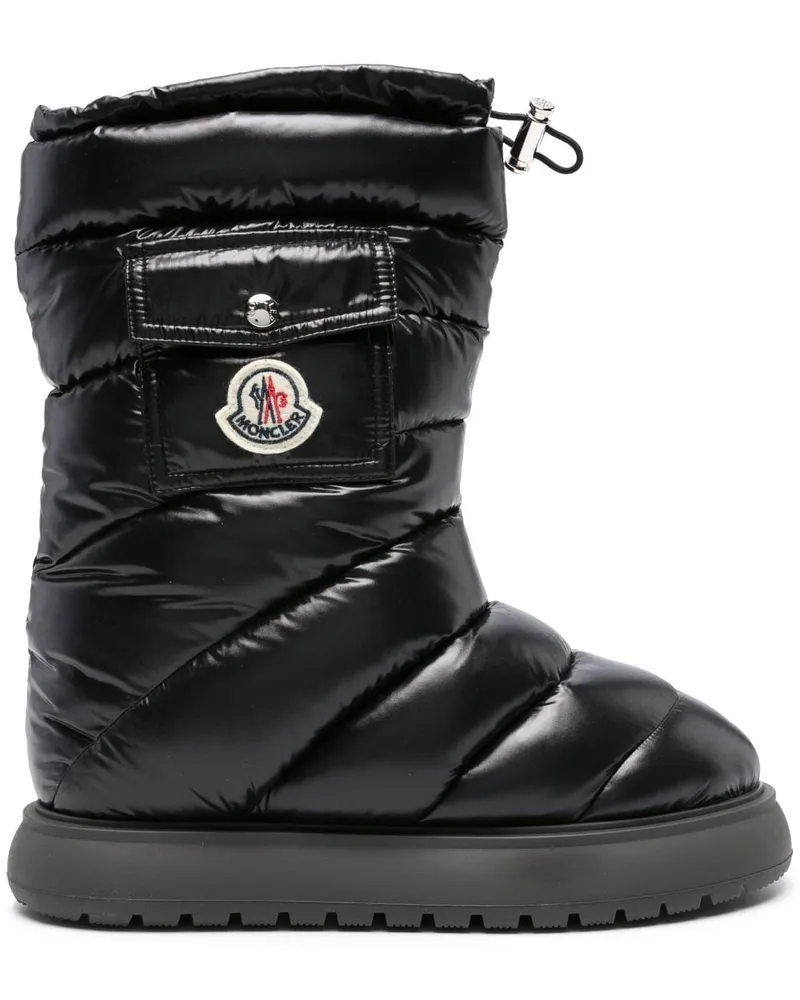 Moncler Gaia Schneestiefel - Schwarz Schwarz