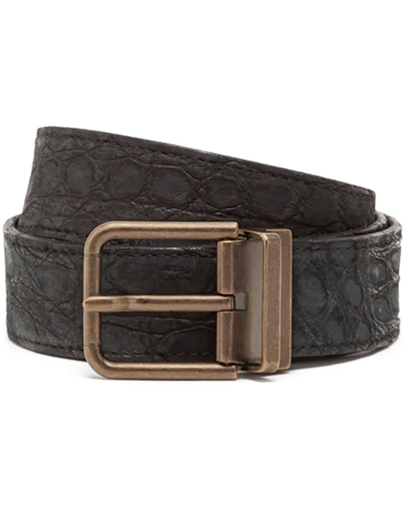 Dolce & Gabbana Verstellbarer Gürtel Schwarz