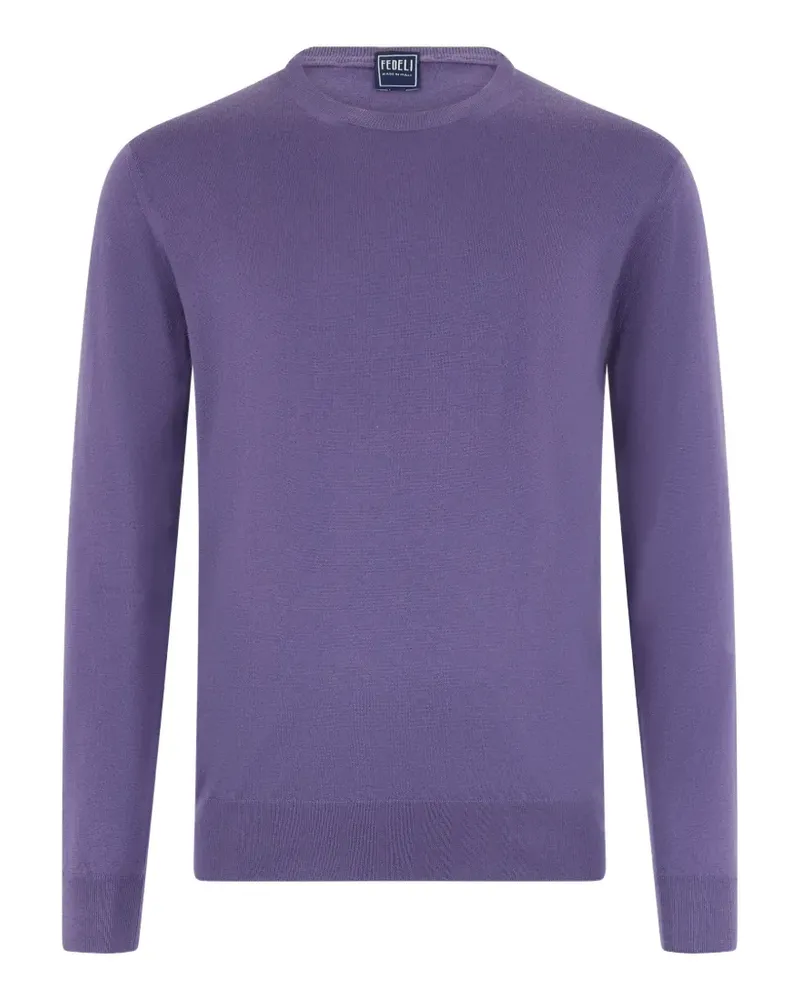 Fedeli crew-neck cashmere sweater - Violett Violett