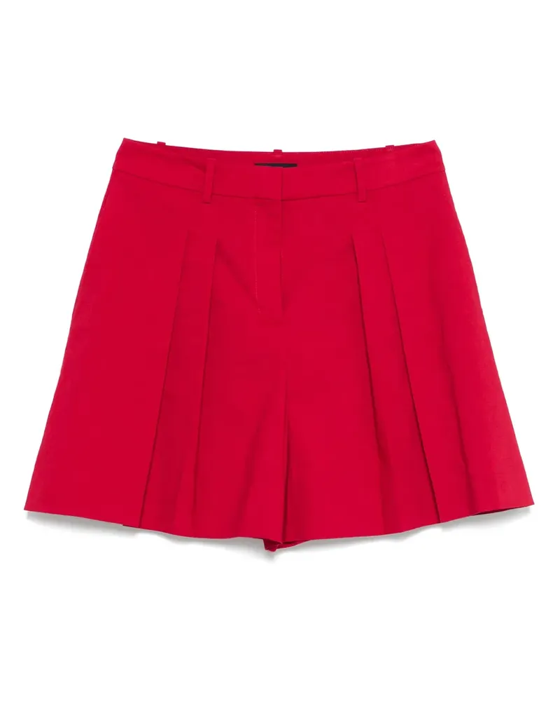 Theory Shorts mit hohem Bund - Rot Rot