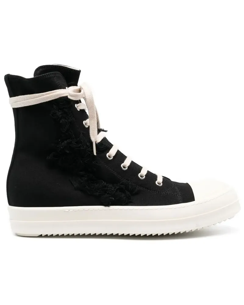 DRKSHDW by Rick Owens Broken High-Top-Sneakers - Schwarz Schwarz