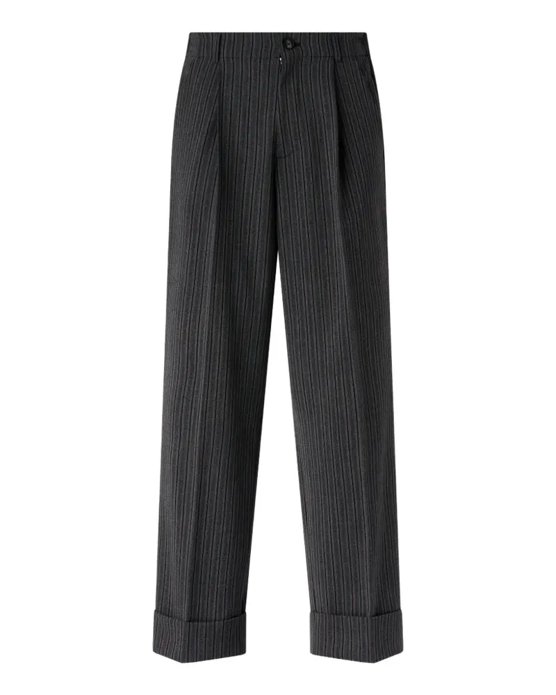Antonio Marras Weite Hose mit Nadelstreifen - Grau Grau