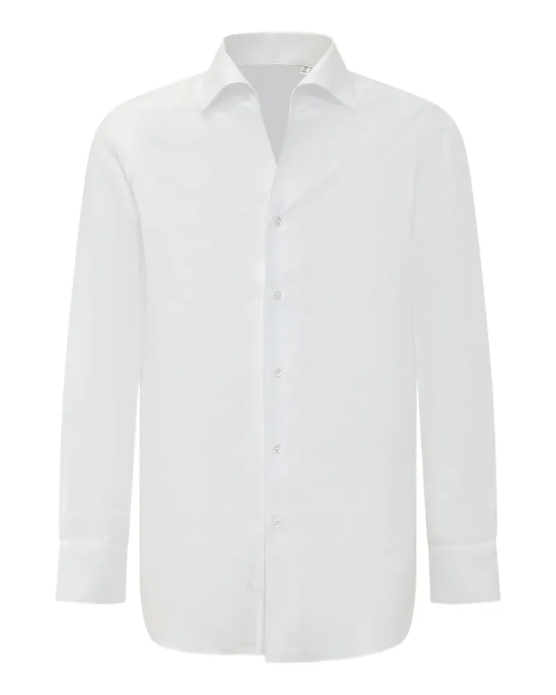 Finamore 1925 long-sleeves buttoned shirt - Weiß Weiß