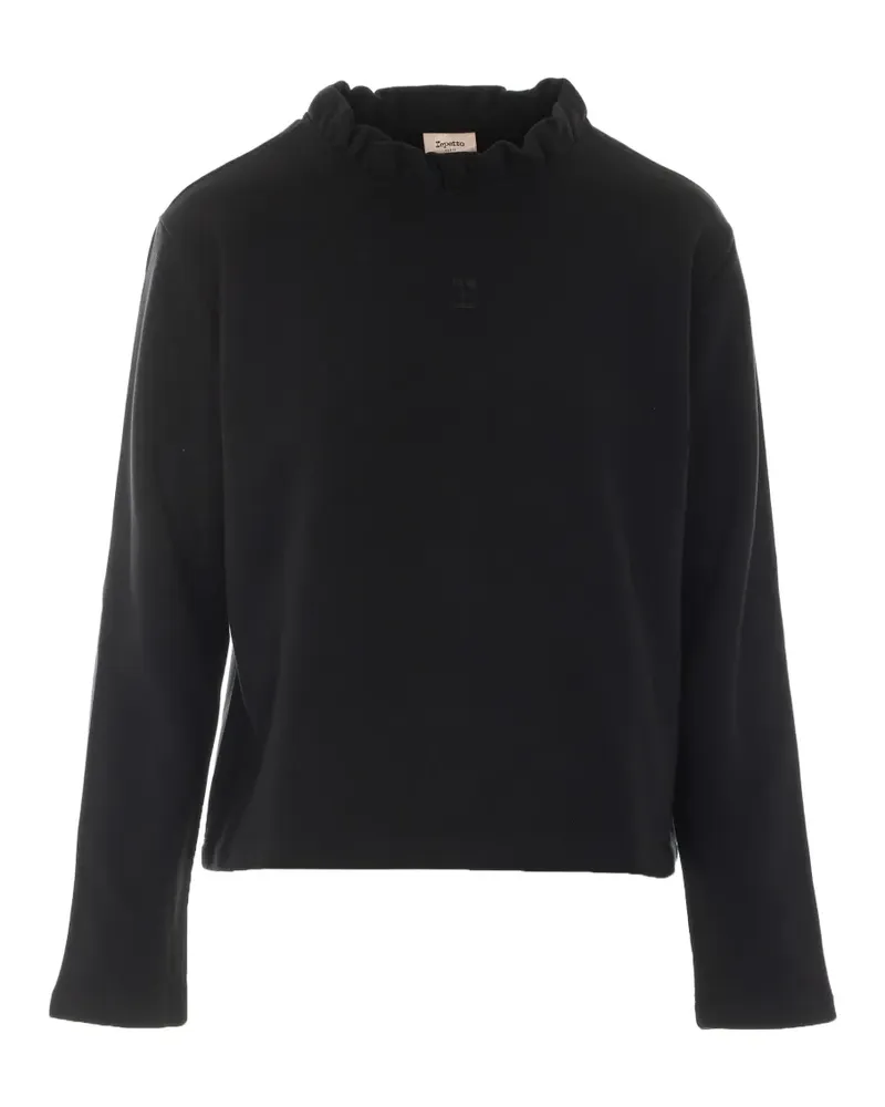 Repetto Pullover mit Logo-Stickerei - Schwarz Schwarz