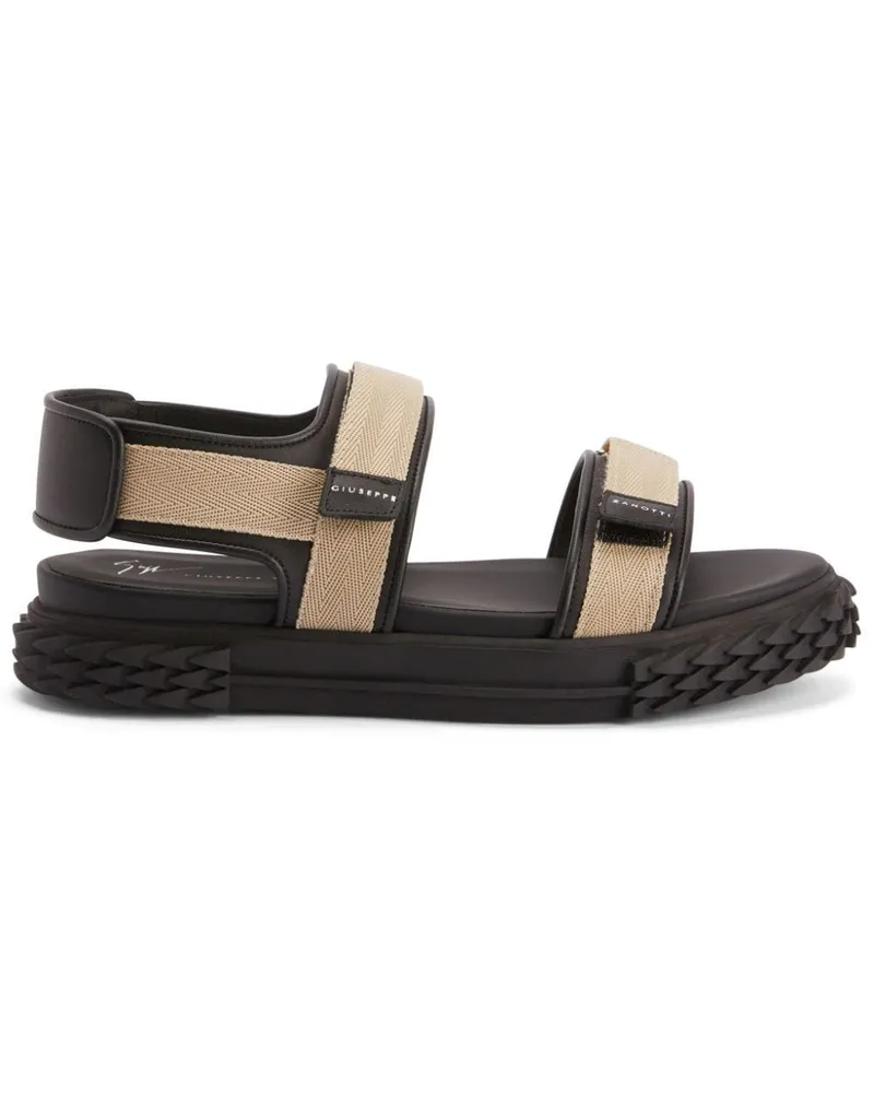 Giuseppe Zanotti Frankie Sandalen mit Klettverschluss - Schwarz Schwarz