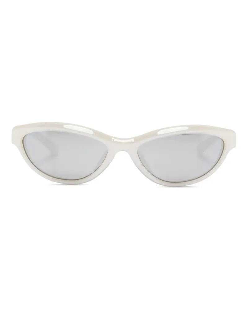 Jacquemus Sonnenbrille mit Cat-Eye-Gestell - Nude Nude