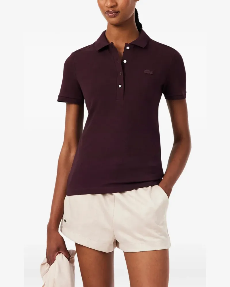 Lacoste L.12.D Poloshirt mit Logo - Rot Rot