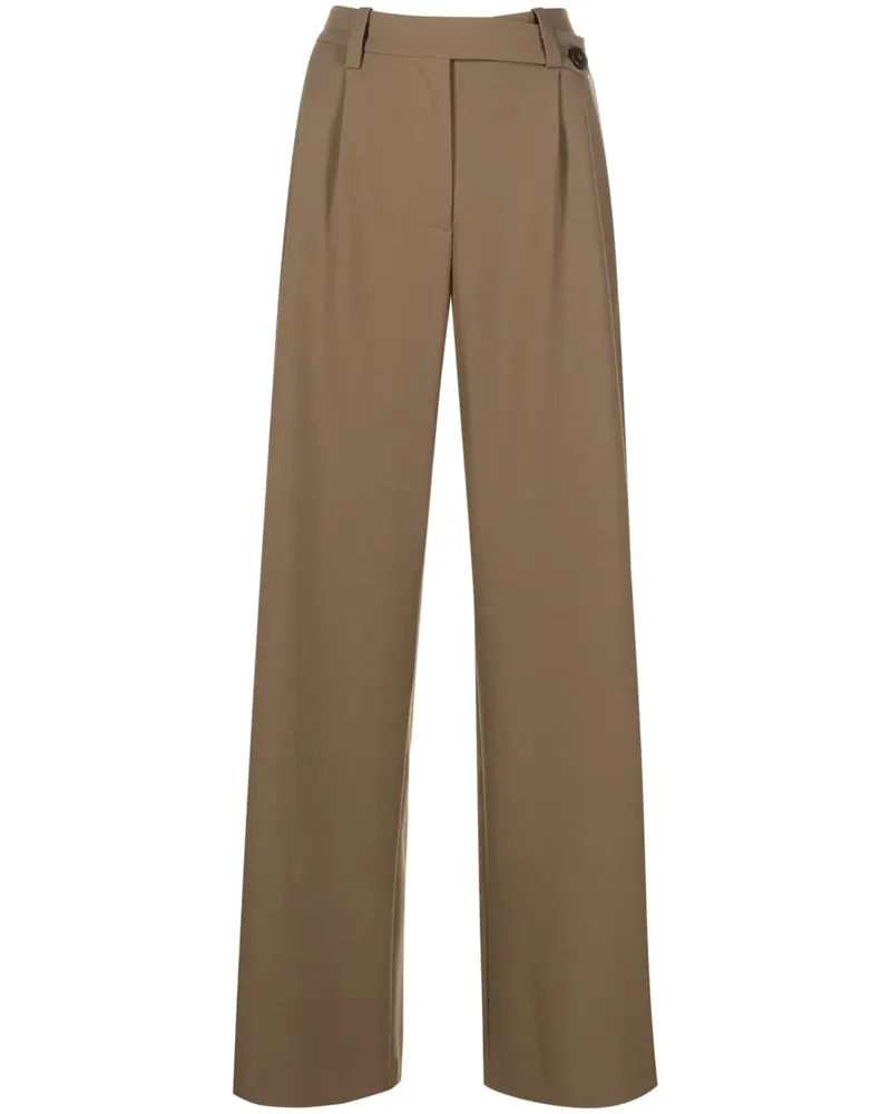 Maje Hose mit weitem Bein - Braun Braun