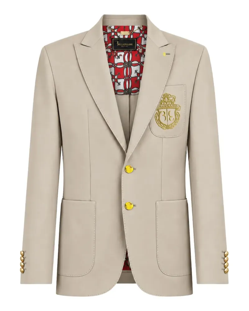Billionaire BB Crest Blazer - Nude Nude
