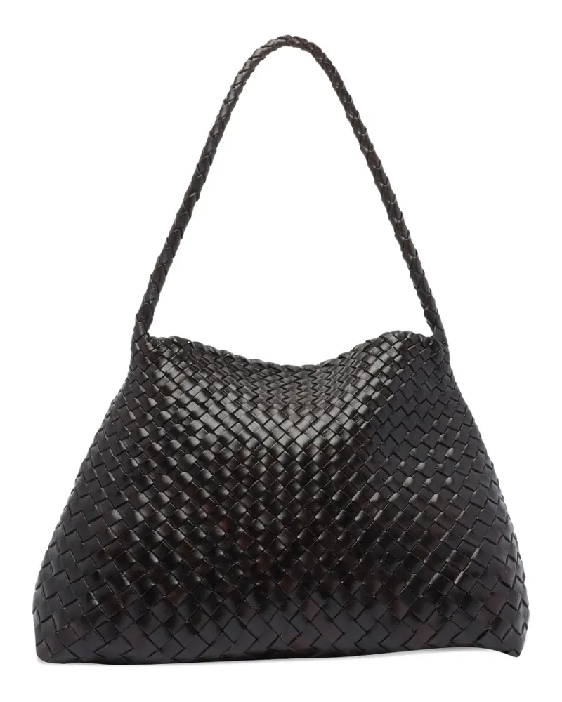 Dragon Diffusion Gewebte Schultertasche - Braun Braun