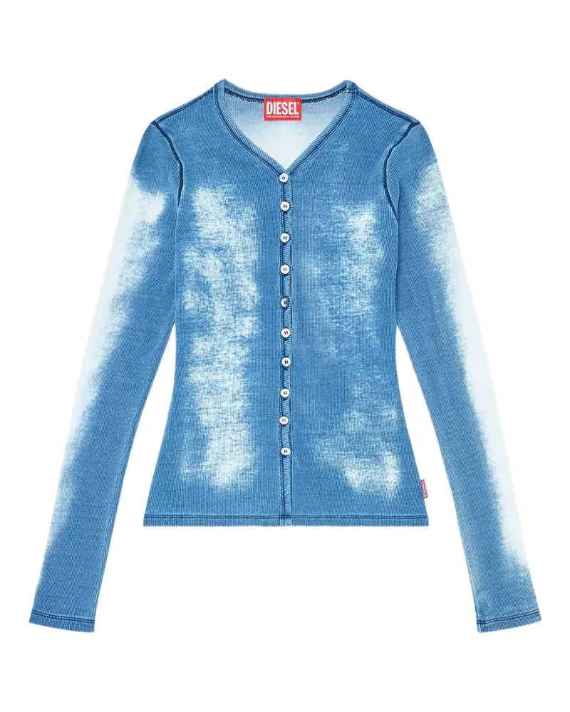 Diesel Cardigan mit Knöpfen - Blau Blau